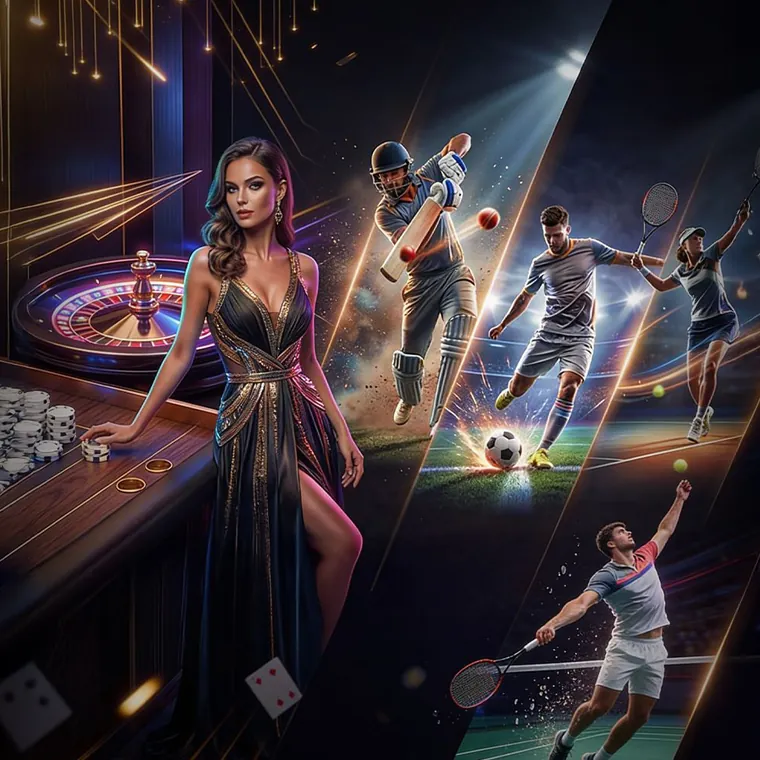 Diverse group of players enjoying taya365's secure and fair online casino games